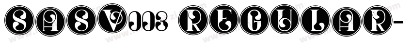 SASv003 Regular字体转换